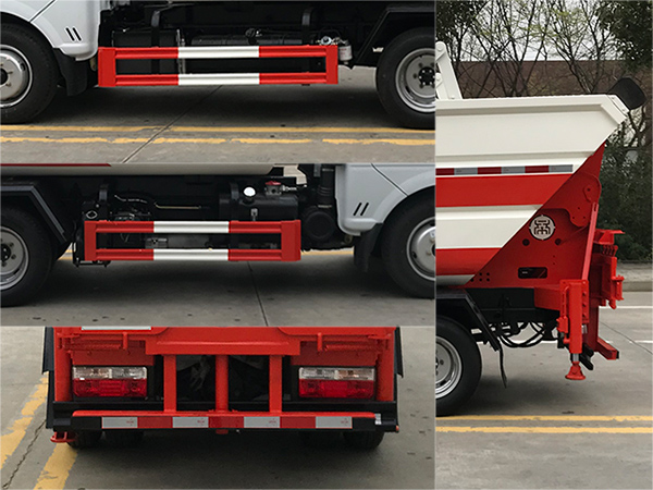 藍牌東風后掛桶式垃圾車