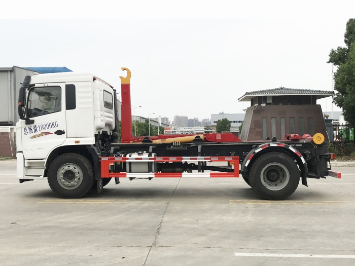 陜汽車廂可卸式垃圾車