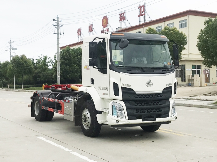 枊汽乘龍車(chē)廂可卸式垃圾車(chē)