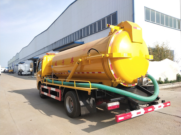 國六東風福瑞卡9.2方清洗吸污車一體罐